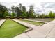 Well-maintained bocce ball courts with benches and shade at 4022 Blackburn Ct, Fort Mill, SC 29707