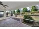 Screened porch with view of backyard and grilling area at 4022 Blackburn Ct, Fort Mill, SC 29707