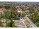 Aerial view of house, neighborhood, and surrounding landscape at 504 N Pine Ln, Wadesboro, NC 28170