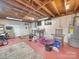 Unfinished basement with storage shelving at 504 N Pine Ln, Wadesboro, NC 28170