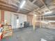 Unfinished basement with exterior access at 504 N Pine Ln, Wadesboro, NC 28170