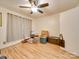 Spacious bedroom with ceiling fan, ready for your furniture at 504 N Pine Ln, Wadesboro, NC 28170