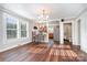 Dining area with breakfast bar and kitchen view at 579 Gibson Nw St, Concord, NC 28025