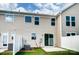 Private backyard with a patio and a vinyl fence at 14862 Tamarack Dr, Charlotte, NC 28278