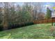 Private backyard with a wooden fence and plenty of green space at 2417 Terra Dr, Gastonia, NC 28054