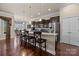 Spacious kitchen with island, granite counters, and stainless steel appliances at 3006 Cricket Ln, Lancaster, SC 29720