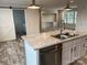 White shaker cabinets, marble countertops, and stainless steel appliances at 51 Rosemont Dr, Stony Point, NC 28678