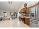 Modern kitchen featuring stainless steel appliances and ample counter space at 11638 Village Pond Dr, Charlotte, NC 28278