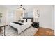 Spacious bedroom with hardwood floors and neutral decor at 1820 Townsend Ave, Charlotte, NC 28205