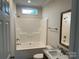 Bathroom with tub, shower, and vanity at 568 Drumstand Rd, Stony Point, NC 28678