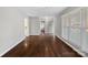 Living room with hardwood floors and neutral walls at 600 Thomas Trl, Gastonia, NC 28054