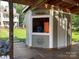 Small, gray storage room with nautical decor in the boathouse at 698 Lake Head Rd, Norwood, NC 28128