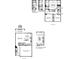 Two-story home floor plan with 3 bedrooms, 2.5 baths and optional features at 7315 Childress Sw Dr, Concord, NC 28025