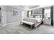 Bright main bedroom with carpeted floors and stylish decor at 7315 Childress Sw Dr, Concord, NC 28025