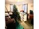 Living room with couches and a Christmas tree at 1716 3Rd Ne St, Hickory, NC 28601