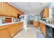 Open kitchen featuring wood cabinets and a spacious layout at 1811 Charter Dr, Rock Hill, SC 29732