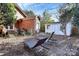 Private backyard with shed and patio furniture at 1811 Charter Dr, Rock Hill, SC 29732