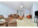Spacious living room with a fireplace and comfortable seating at 1811 Charter Dr, Rock Hill, SC 29732