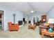 Living room features a fireplace and access to the backyard at 1811 Charter Dr, Rock Hill, SC 29732