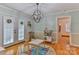 Spacious dining area with French doors and a playful atmosphere at 606 33Rd Street Ne Pl, Conover, NC 28613