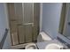Clean bathroom featuring a shower and toilet at 1091 Farm Pond Ln, Rock Hill, SC 29732