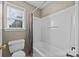 Full bathroom with bathtub and shower at 157 Montibello Dr, Mooresville, NC 28117