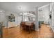 Breakfast nook with hardwood floors and built-in cabinetry at 157 Montibello Dr, Mooresville, NC 28117