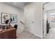 Home office with a desk, chair, and artwork at 9232 Widden Way, Charlotte, NC 28269