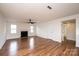 Bright living room with hardwood floors and fireplace at 123 23Rd Nw St # E, Hickory, NC 28601