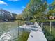 Lakefront property with a private dock, perfect for swimming and boating at 134 Balmoral Dr, Mooresville, NC 28117