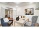 Bright home office with hardwood floors, built-in shelving, and French doors at 2015 Cedar Falls Dr # 72, Waxhaw, NC 28173