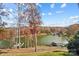 Stunning lake view with fall foliage and private docks at 226 Hermance Ln, Mooresville, NC 28117