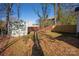 Backyard with shed and wooden fence at 1721 Pegram St, Charlotte, NC 28205