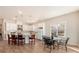 Open concept kitchen with island and breakfast nook at 1721 Pegram St, Charlotte, NC 28205