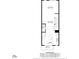 Floor plan showing kitchen, dining area, and bath at 582 West End Dr, Charlotte, NC 28208