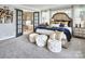 Luxurious main bedroom with ensuite bathroom access and plush carpet at Lot 42 Watercourse Way # Hawthorne, Belmont, NC 28012