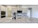 Modern kitchen with white shaker cabinets and a marble countertop at Lot 51 Rivermist Dr # Arcadia, Belmont, NC 28012