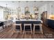 Spacious kitchen with large island, stainless steel appliances, and a breakfast area at Lot 51 Watercourse Way # Covington, Belmont, NC 28012