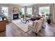 Spacious living room featuring a fireplace and ample natural light at Lot 51 Watercourse Way # Covington, Belmont, NC 28012