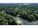 Wide shot of lakefront homes and community at 128 Wickford Ln, Mooresville, NC 28117