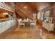 Bright dining area with a rustic wood interior and hardwood floors at 1622 Ebinport Rd, Rock Hill, SC 29732