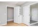 Bedroom with two closets and access to a full bathroom at 3700 Pinecrest Dr, Gastonia, NC 28056