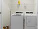 Laundry room with washer and dryer included at 3950 Rothwood Ln, Harrisburg, NC 28075