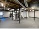 Unfinished basement offering HVAC system and potential for expansion at 4541 Hall Dairy Rd, Claremont, NC 28610