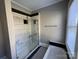 Updated bathroom with a marble shower and soaking tub at 4541 Hall Dairy Rd, Claremont, NC 28610