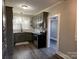 Updated kitchen, gray cabinets, granite countertops at 4541 Hall Dairy Rd, Claremont, NC 28610