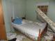 Bedroom with damaged mattress and debris on floor at 523 Hoyle St, Dallas, NC 28034