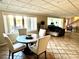 Open concept basement with dining area and water views at 121 48Th Ne Ave, Hickory, NC 28601