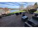 Brick patio overlooking the lake with seating area at 121 48Th Ne Ave, Hickory, NC 28601