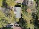 Aerial view of the house and surrounding trees at 1314 Frederick St, Shelby, NC 28150
